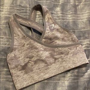 Camo seamless bra